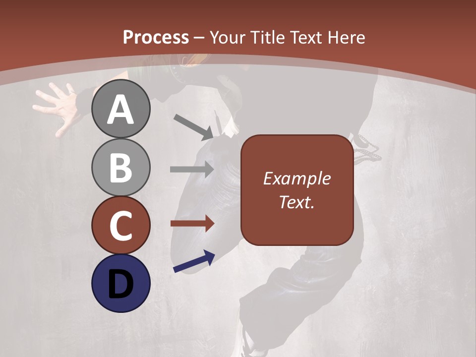 Man Modern Stunt PowerPoint Template