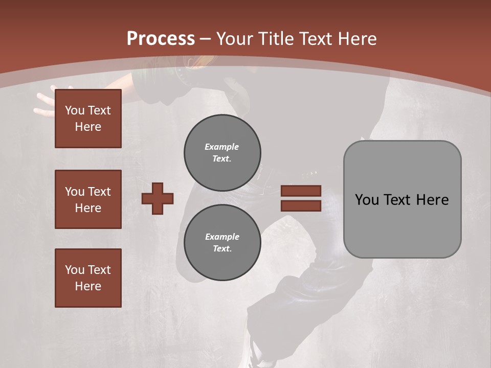 Man Modern Stunt PowerPoint Template