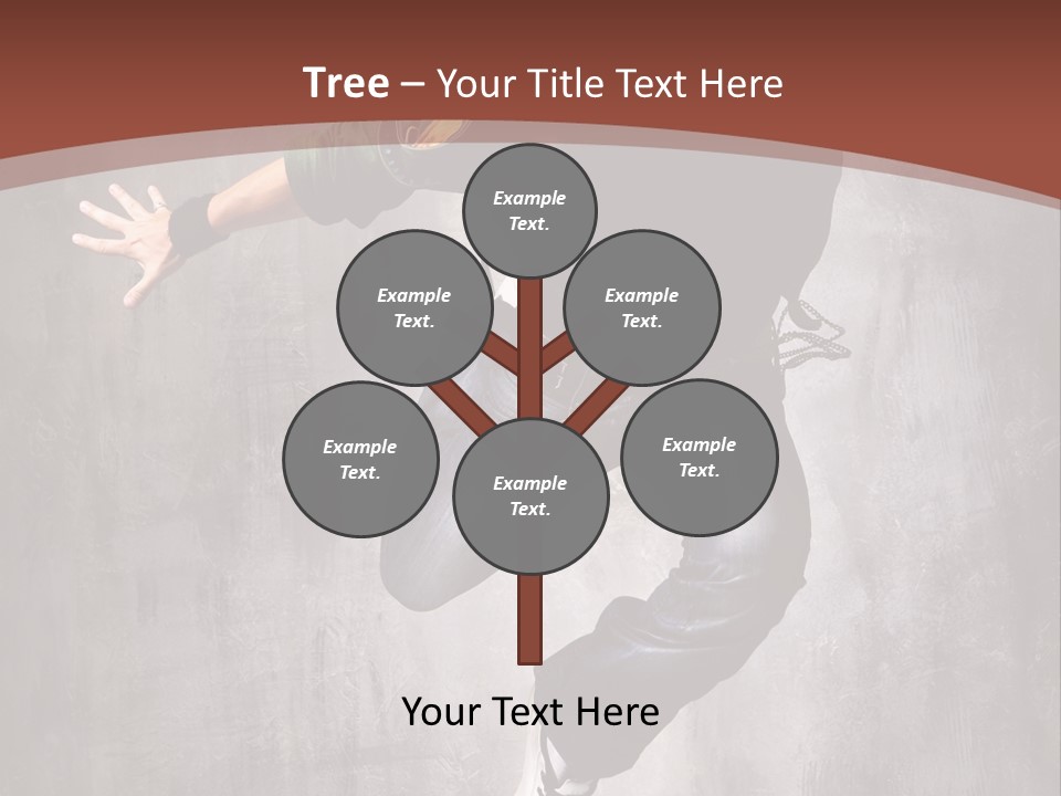 Man Modern Stunt PowerPoint Template