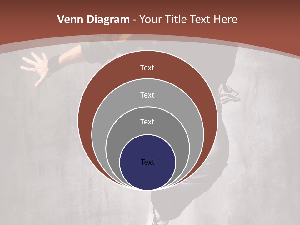 Man Modern Stunt PowerPoint Template