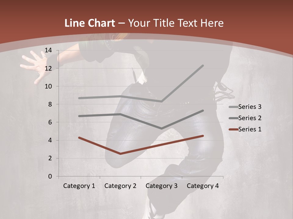 Man Modern Stunt PowerPoint Template