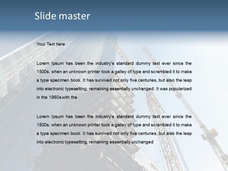 Erect Lift Work PowerPoint Template