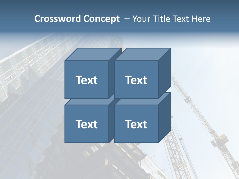 Erect Lift Work PowerPoint Template