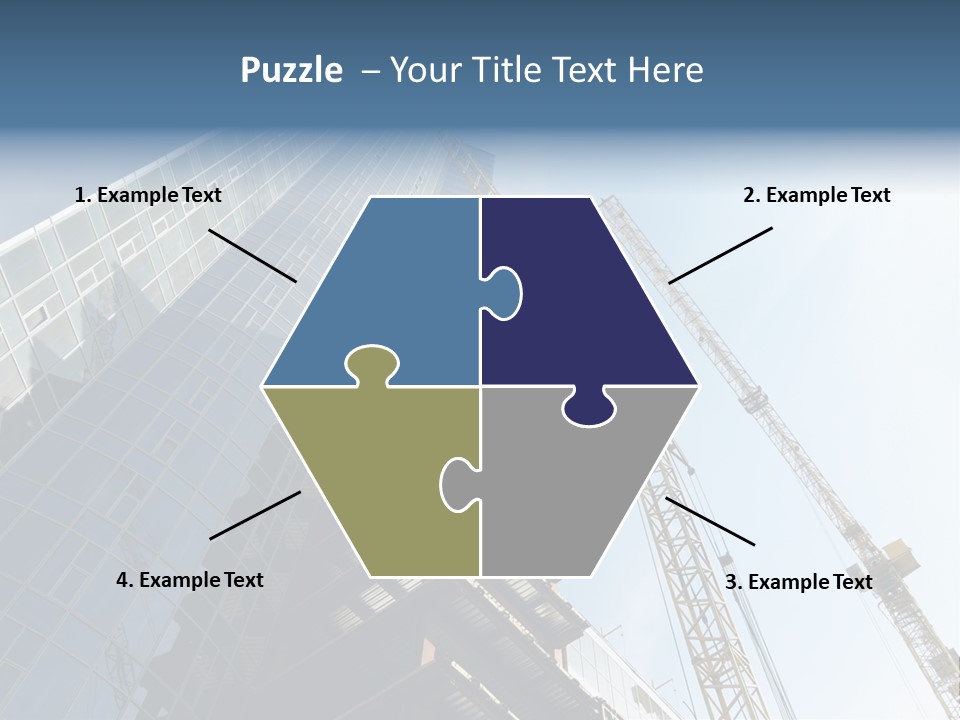 Erect Lift Work PowerPoint Template