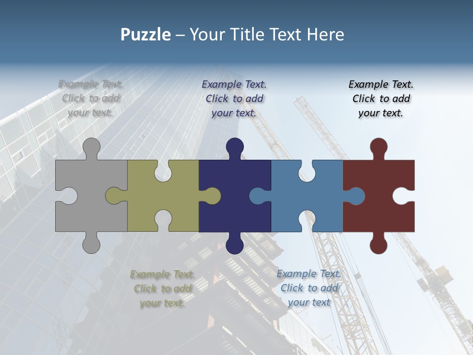 Erect Lift Work PowerPoint Template