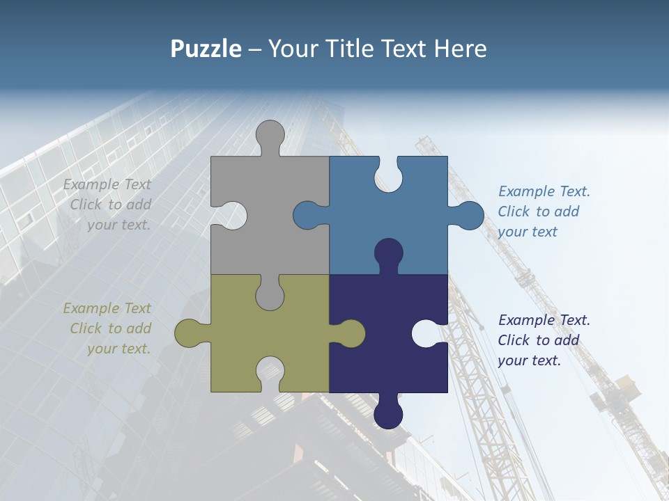 Erect Lift Work PowerPoint Template