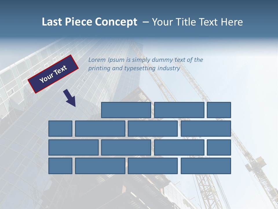 Erect Lift Work PowerPoint Template