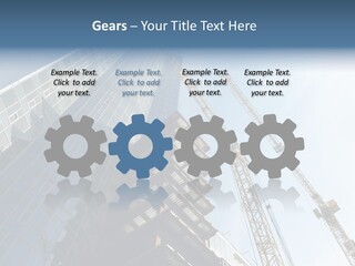 Erect Lift Work PowerPoint Template