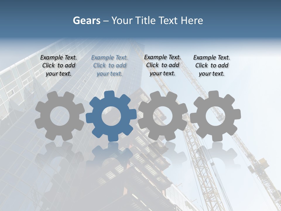 Erect Lift Work PowerPoint Template