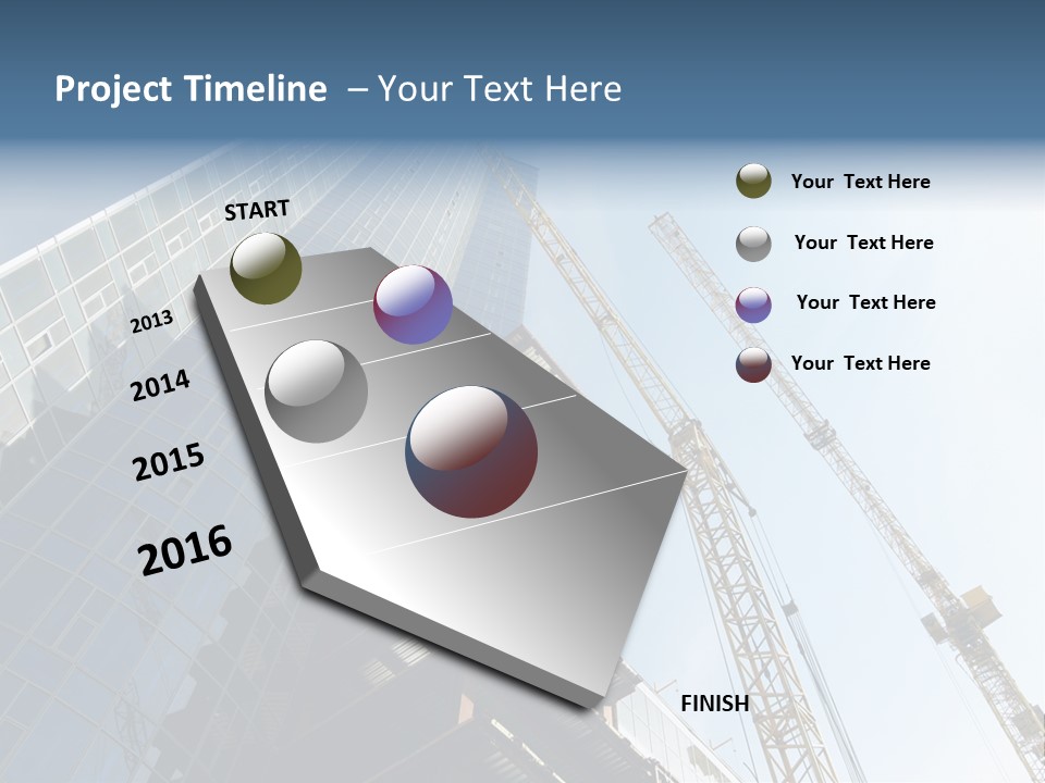 Erect Lift Work PowerPoint Template