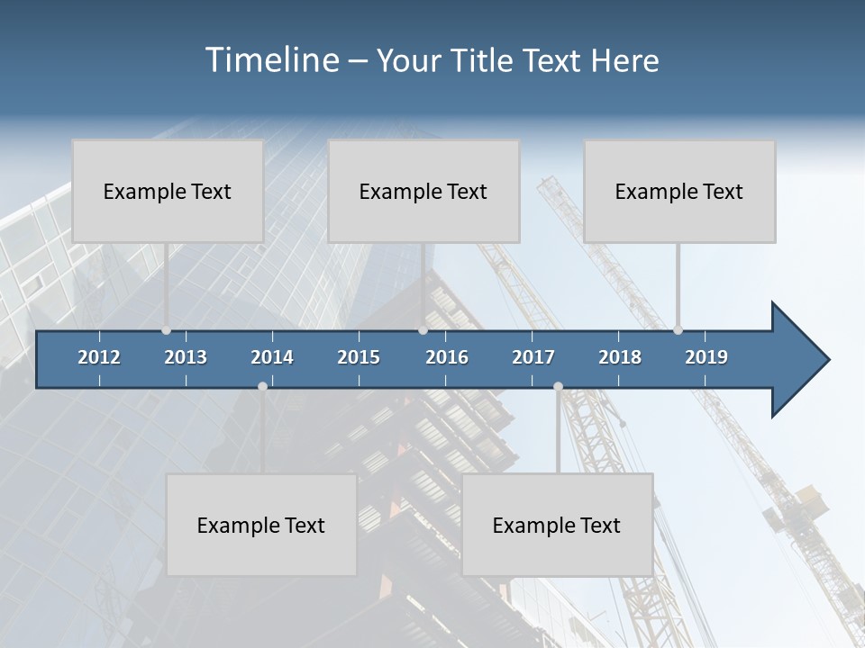 Erect Lift Work PowerPoint Template