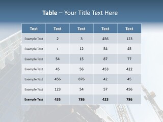 Erect Lift Work PowerPoint Template