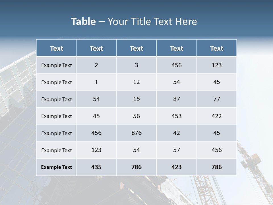 Erect Lift Work PowerPoint Template