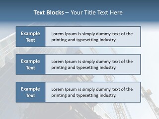 Erect Lift Work PowerPoint Template