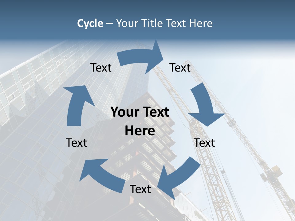 Erect Lift Work PowerPoint Template