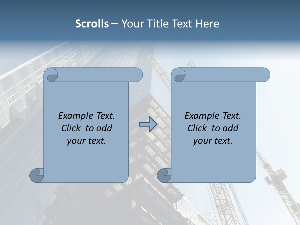 Erect Lift Work PowerPoint Template