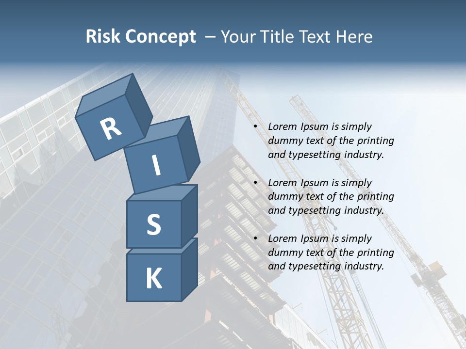 Erect Lift Work PowerPoint Template