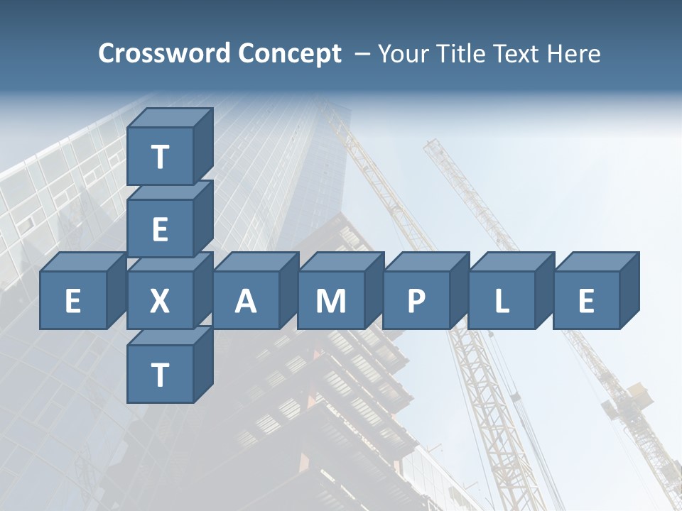 Erect Lift Work PowerPoint Template