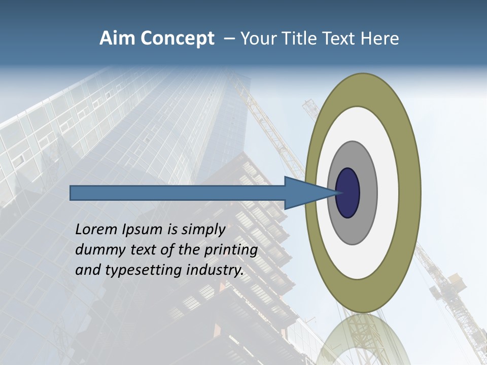 Erect Lift Work PowerPoint Template