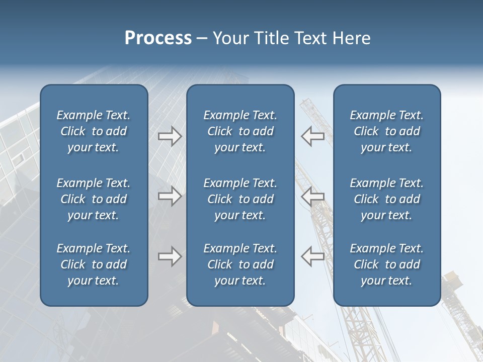 Erect Lift Work PowerPoint Template