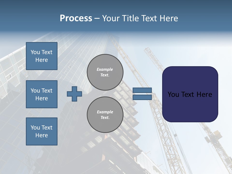 Erect Lift Work PowerPoint Template