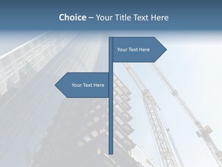 Erect Lift Work PowerPoint Template