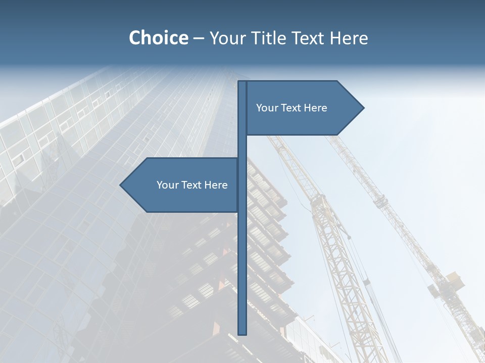 Erect Lift Work PowerPoint Template