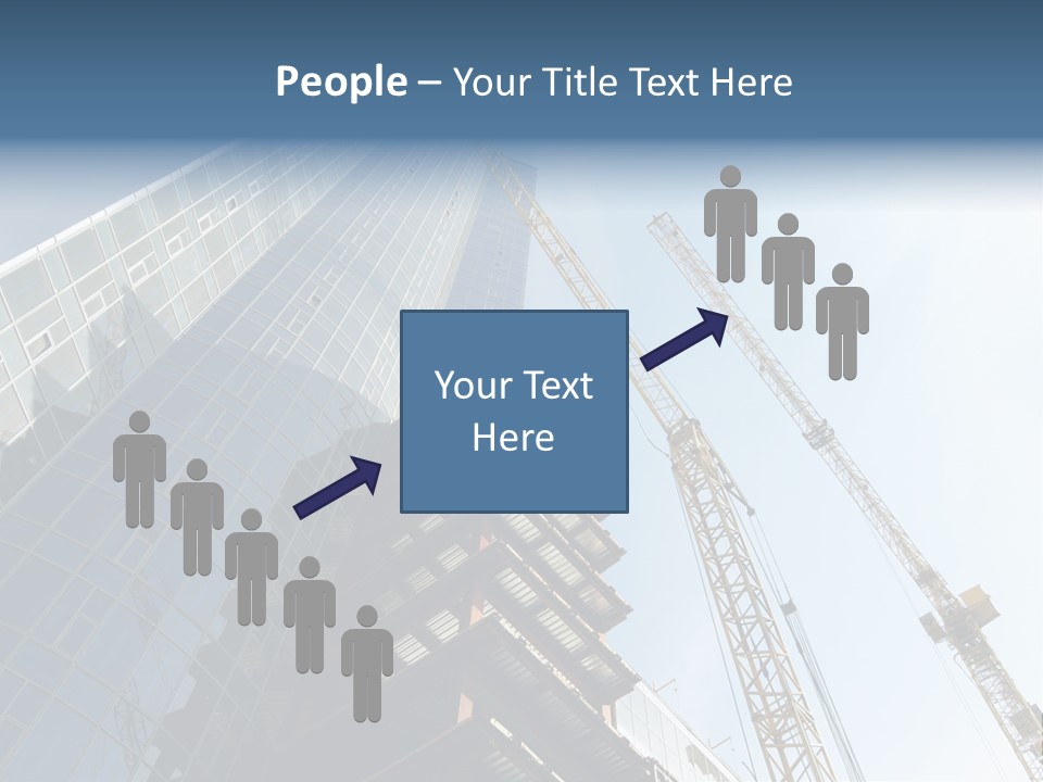 Erect Lift Work PowerPoint Template