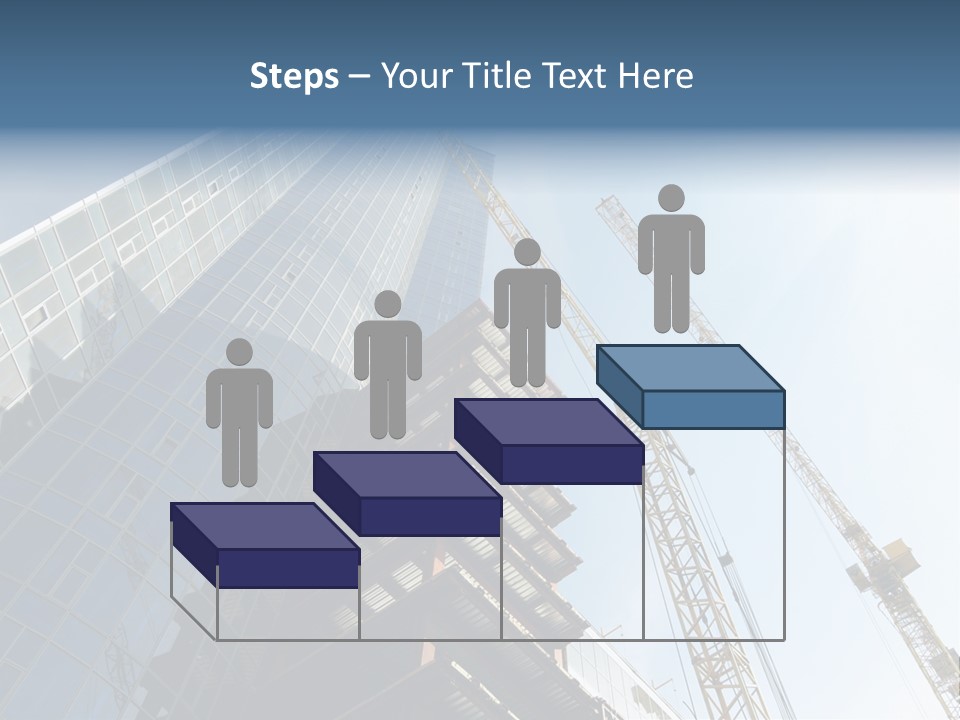 Erect Lift Work PowerPoint Template