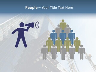 Erect Lift Work PowerPoint Template
