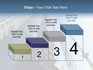 Erect Lift Work PowerPoint Template