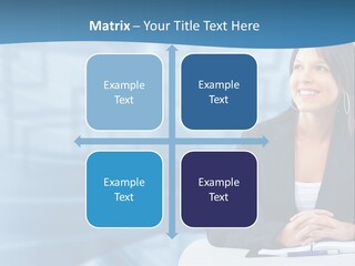 People Sexy Businesswoman PowerPoint Template
