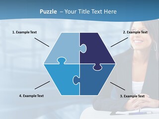 People Sexy Businesswoman PowerPoint Template