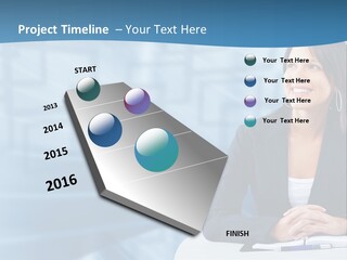 People Sexy Businesswoman PowerPoint Template