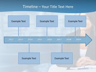 People Sexy Businesswoman PowerPoint Template