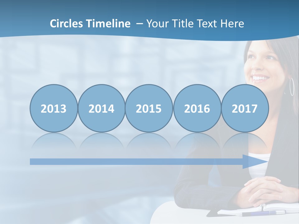 People Sexy Businesswoman PowerPoint Template