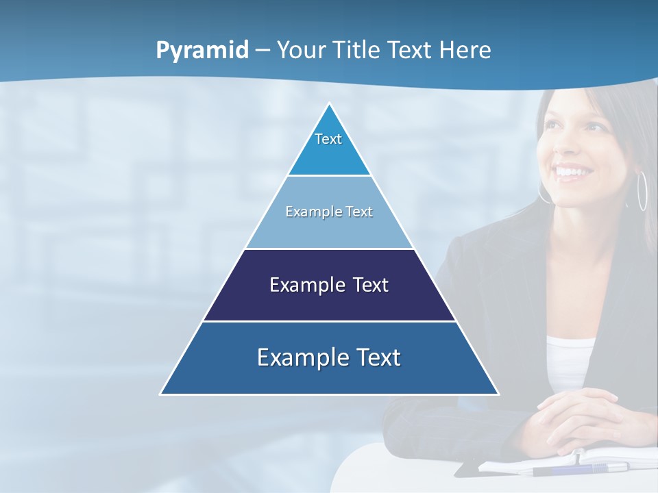People Sexy Businesswoman PowerPoint Template