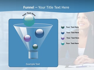 People Sexy Businesswoman PowerPoint Template