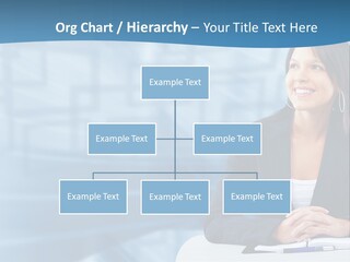 People Sexy Businesswoman PowerPoint Template