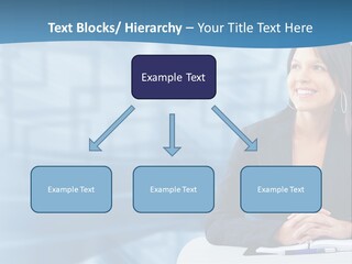 People Sexy Businesswoman PowerPoint Template