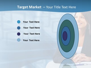 People Sexy Businesswoman PowerPoint Template