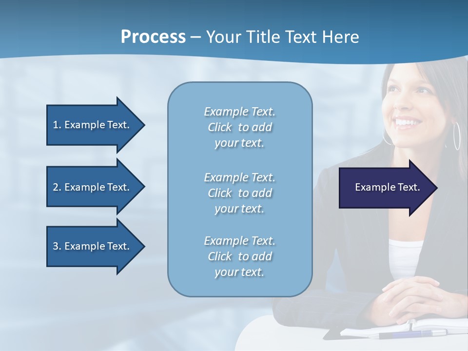 People Sexy Businesswoman PowerPoint Template