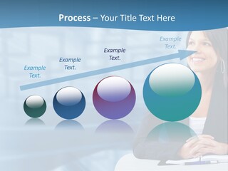 People Sexy Businesswoman PowerPoint Template