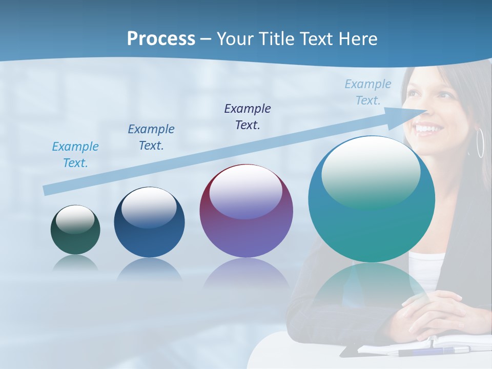People Sexy Businesswoman PowerPoint Template