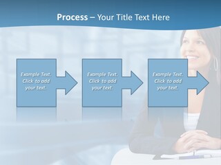 People Sexy Businesswoman PowerPoint Template