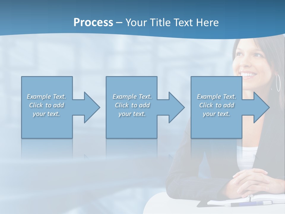 People Sexy Businesswoman PowerPoint Template