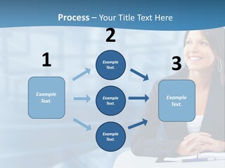 People Sexy Businesswoman PowerPoint Template