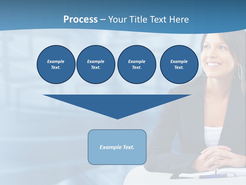 People Sexy Businesswoman PowerPoint Template