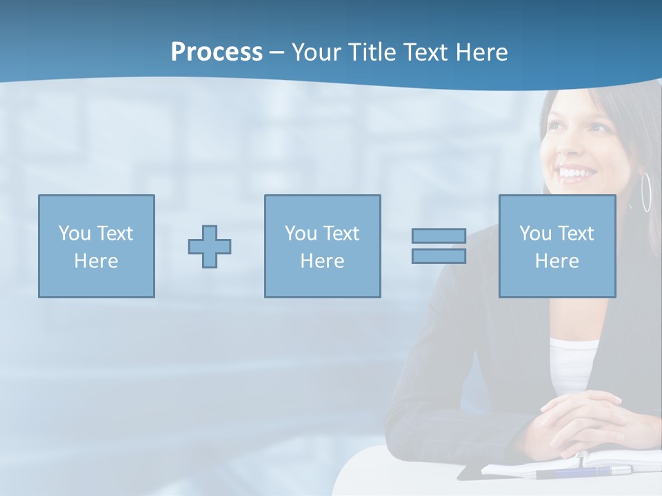 People Sexy Businesswoman PowerPoint Template