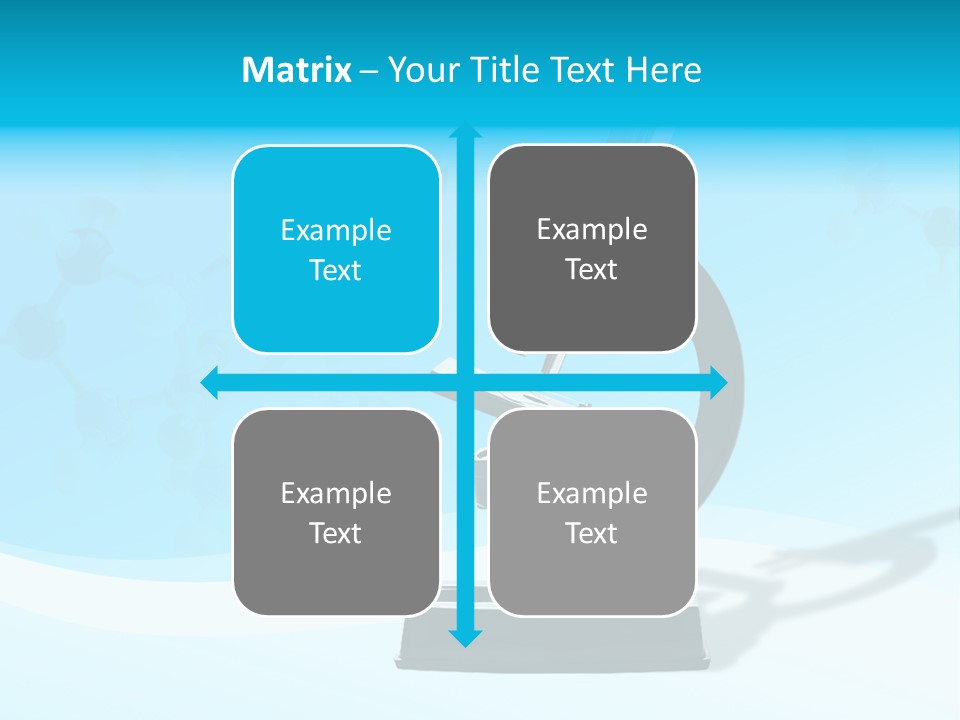 Scope Object Black PowerPoint Template